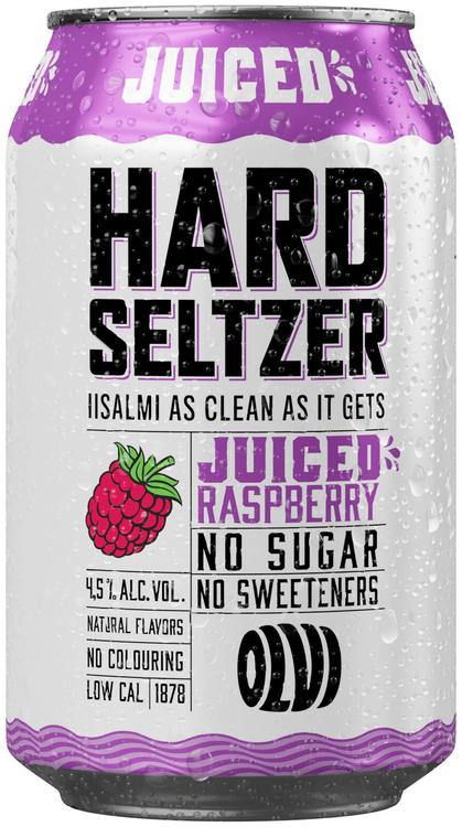 Olvi Hard Seltzer Juiced Raspberry